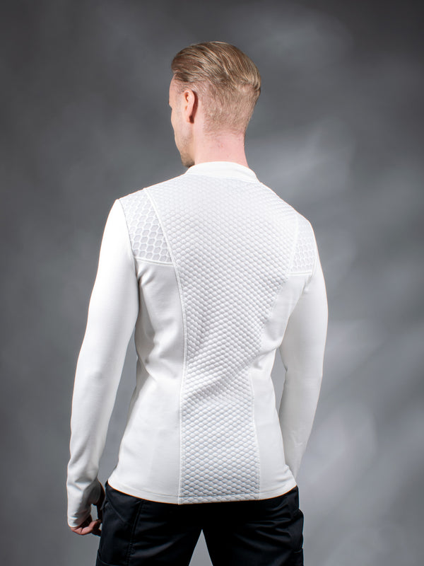 CC1-00 Q10 White futuristic pullover