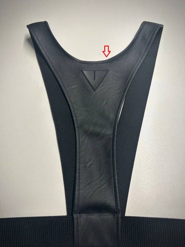 FD-BA-42 Black leather bust harness