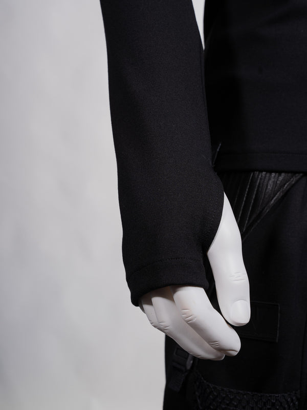 CNS Architectural Black Pullover