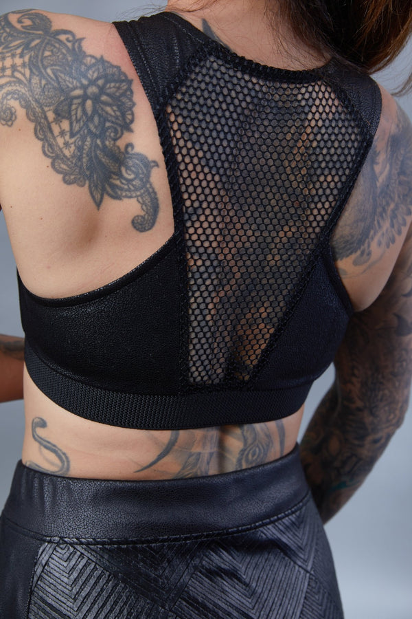 CT7 Black crop top