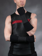 H-ARW Q10 Cyberpunk fingerless gloves