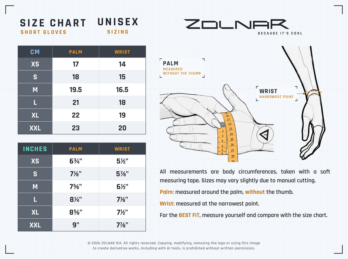 wrw size chart