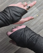X-WRW Leather arm warmers