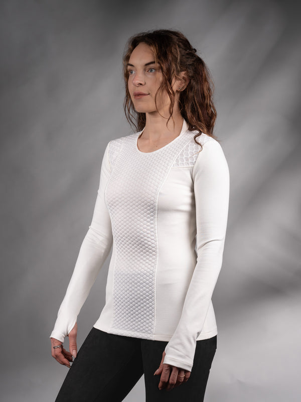 CC1-00 Q10 White cyberpunk sweater