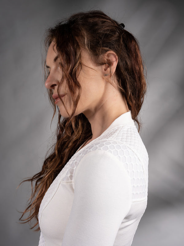 CC1-00 Q10 White cyberpunk sweater