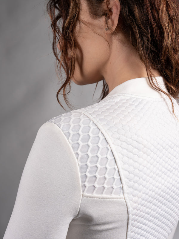 CC1-00 Q10 White cyberpunk sweater