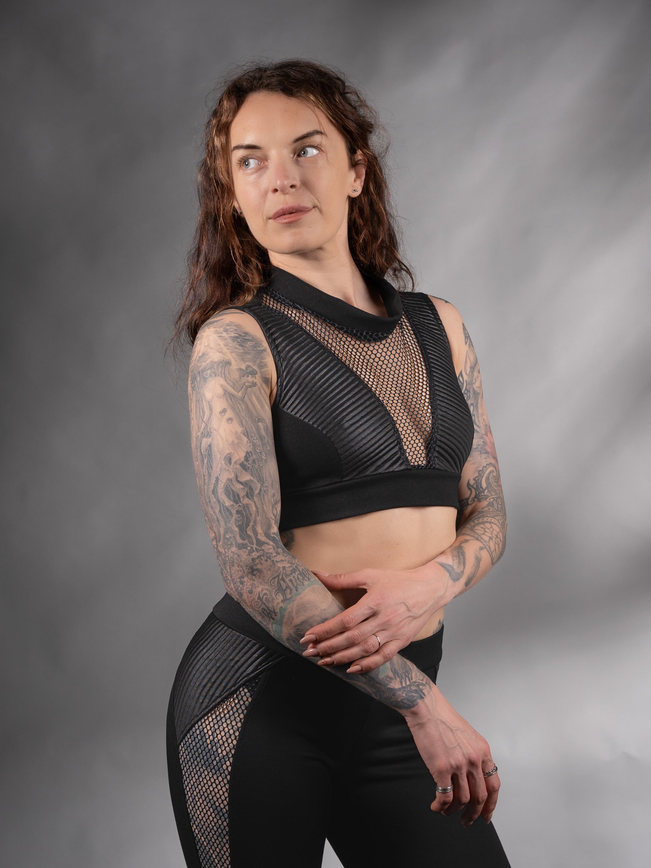 CP Black crop top