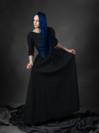 PT-902 SK-SH-1 Q10 38 EU Black skirt with a shirt.