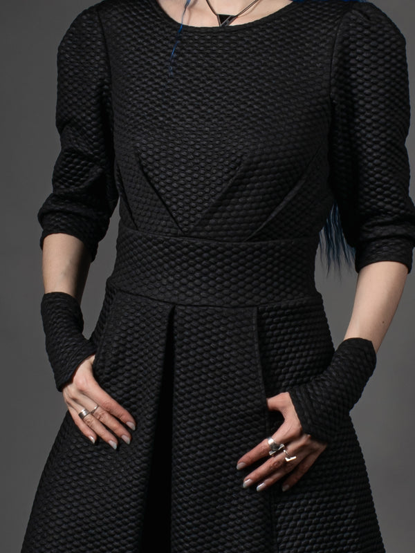 PT-902 SK-SH-1 Q10 38 EU Black skirt with a shirt.