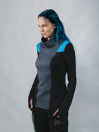 CC2-8 High collar sweater