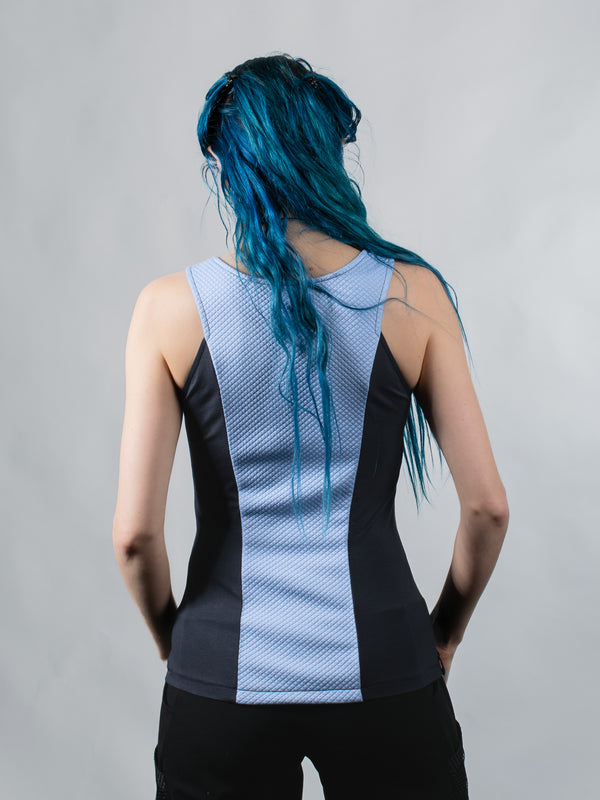RA-78 Light blue sleeveless top