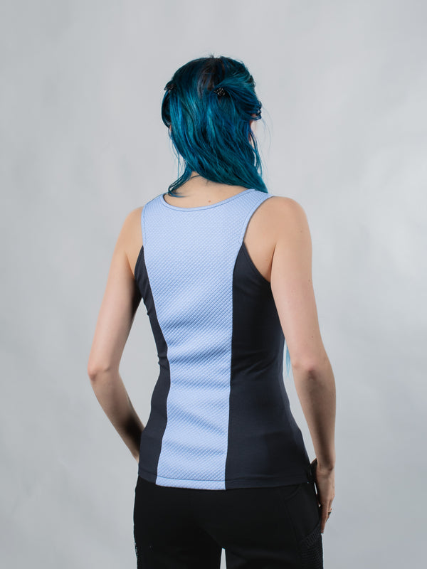 RA-78 Light blue sleeveless top