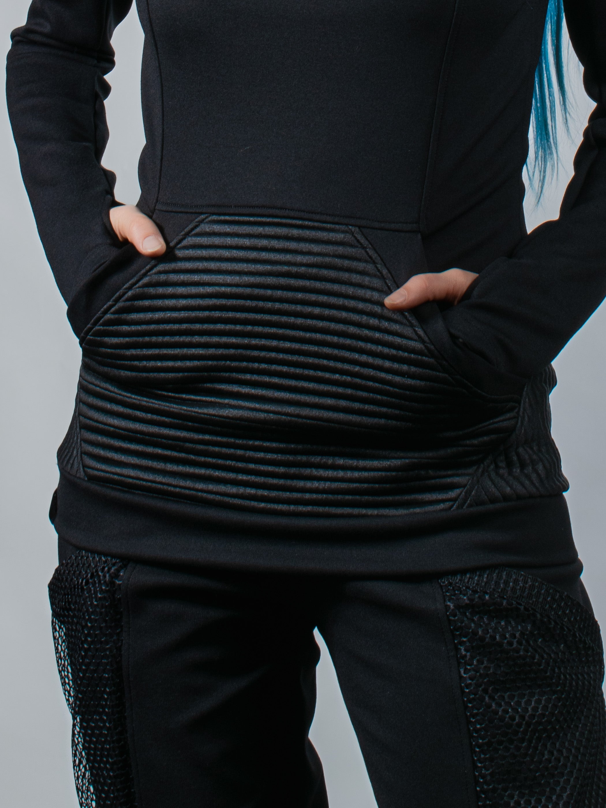868 Black sci-fi sweater