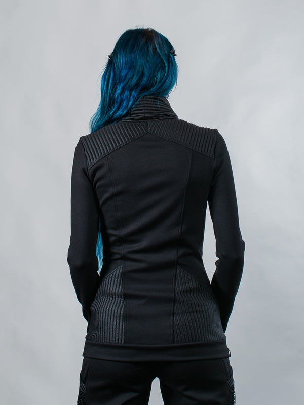 868 Black sci-fi sweater