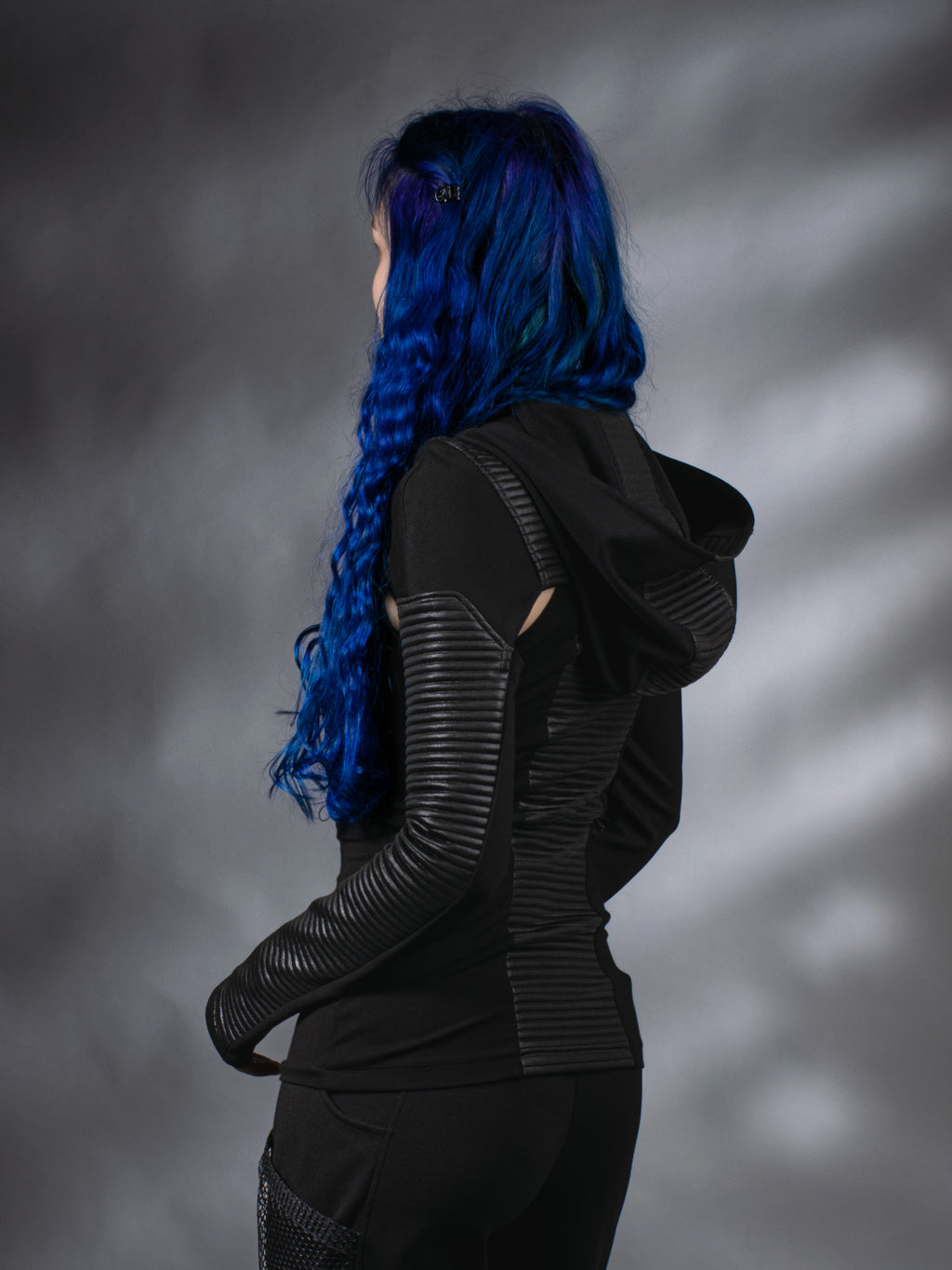SH50 Q2 Hooded cyberpunk shrug