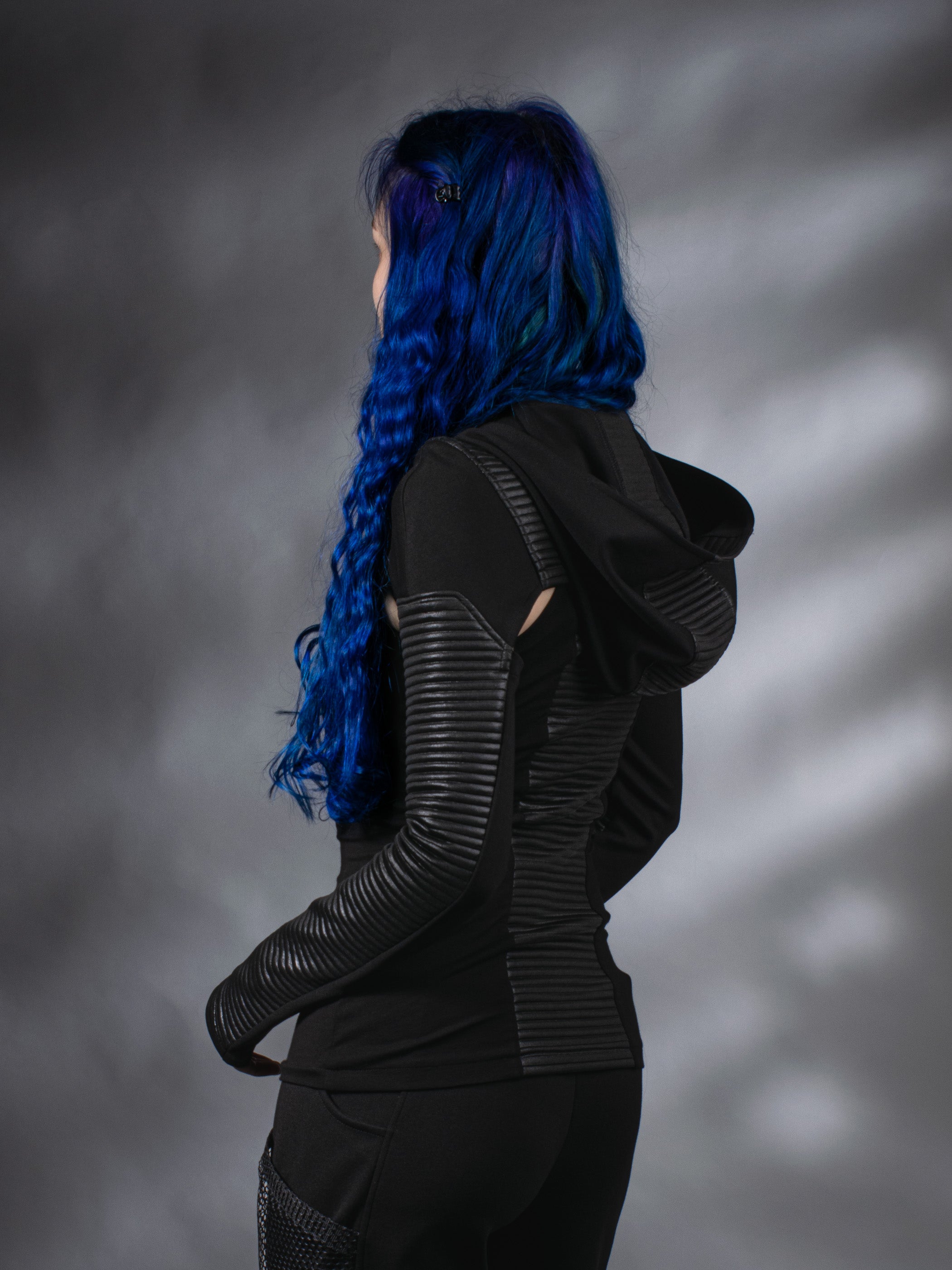 SH50 Q2 Hooded cyberpunk shrug