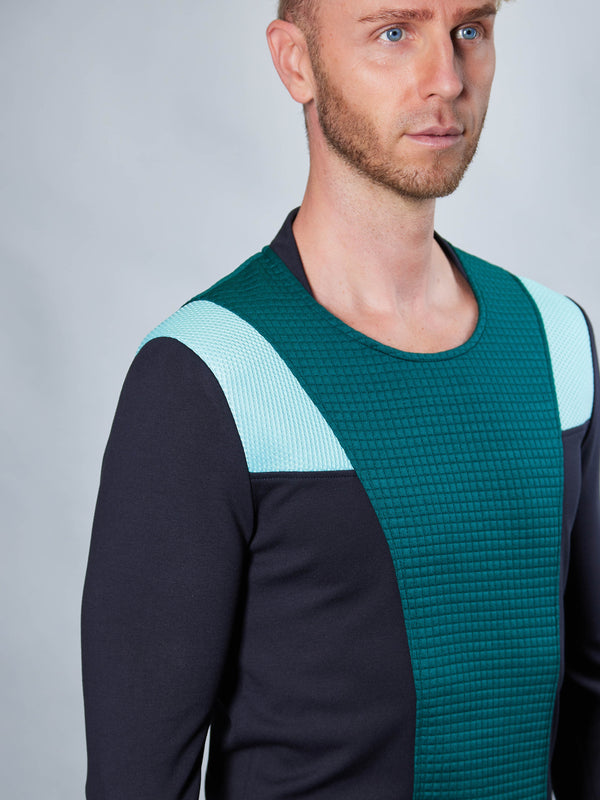CC1-5 Green cyberpunk sweater