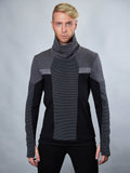 HS-PS8 Cyberpunk sweater gray