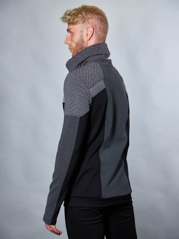 HS-PS8 Cyberpunk sweater gray