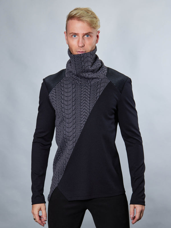 AB-L8 Asymmetrical sweater