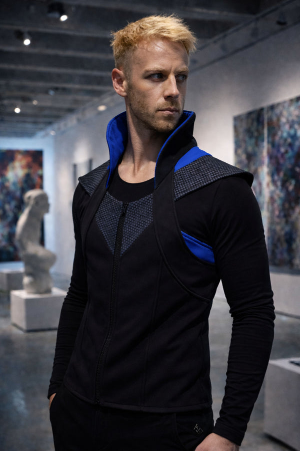 OD-L Black futuristic vest