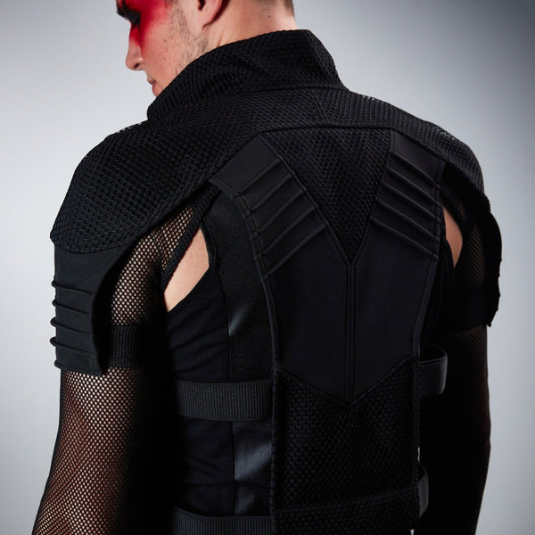 488-L Black cyberpunk vest