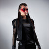 488-L Black cyberpunk vest