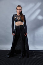 CT7 Black crop top