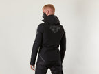 SIX-R Black softshell jacket, reflective