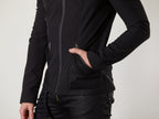 SIX-R Black softshell jacket, reflective