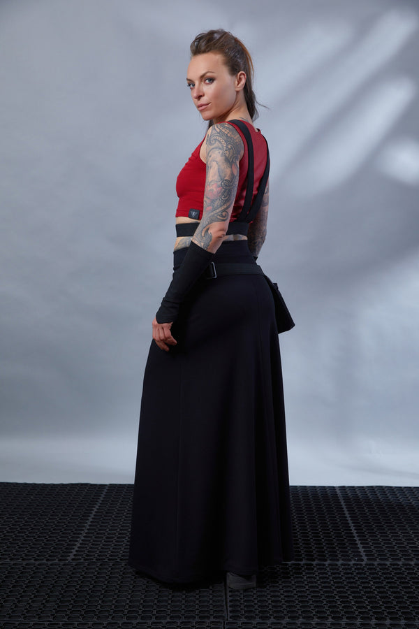 SK-Lv Black maxi skirt