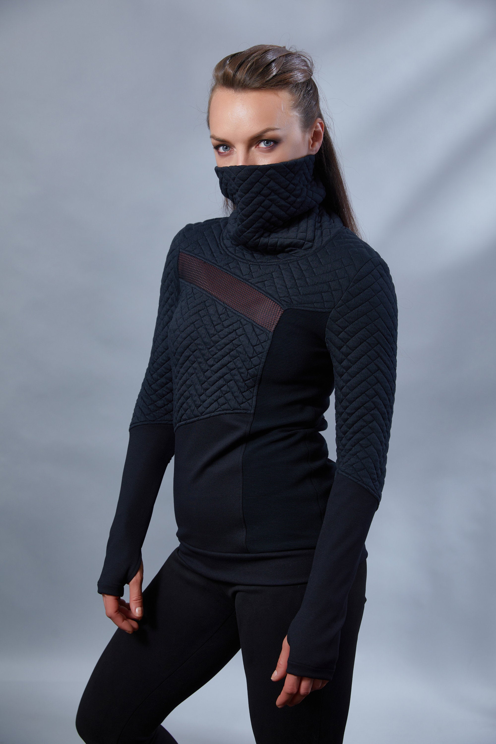 LL-9 Women's asymmetrical sweater