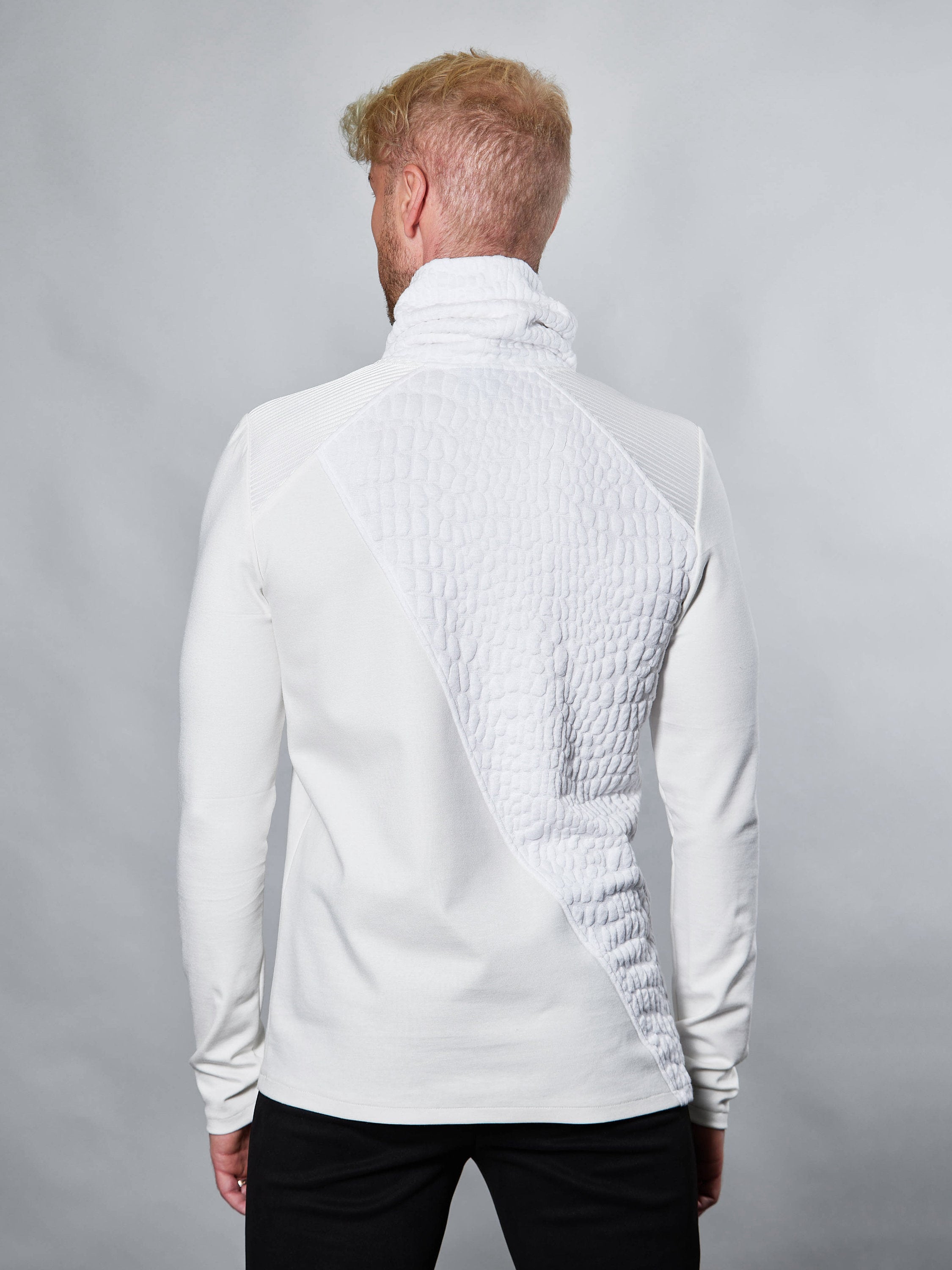 AB-00 White cyberpunk sweater