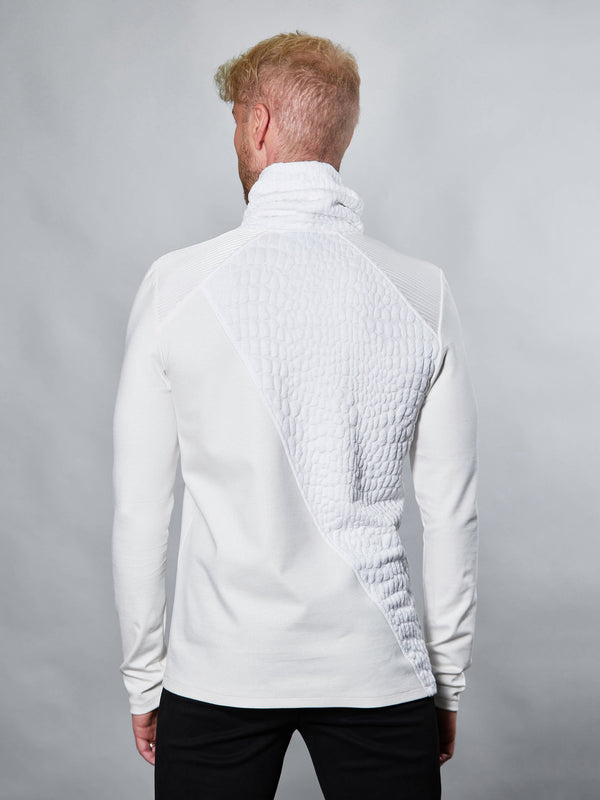 AB-00 White cyberpunk sweater