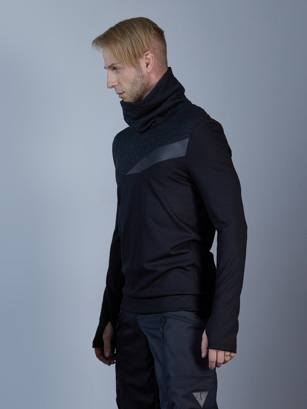 PR black sweater