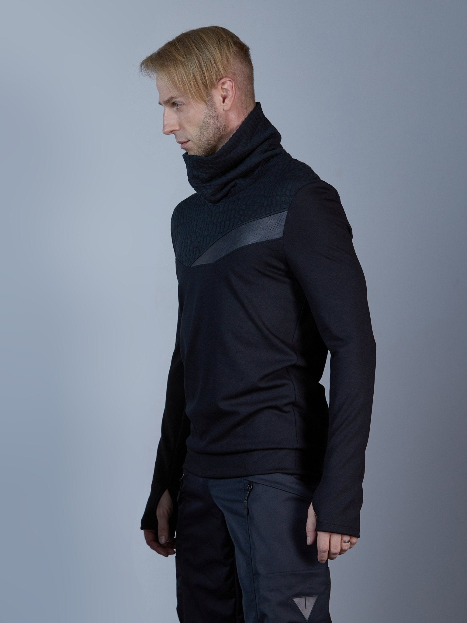 PR black sweater