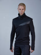 PR black sweater