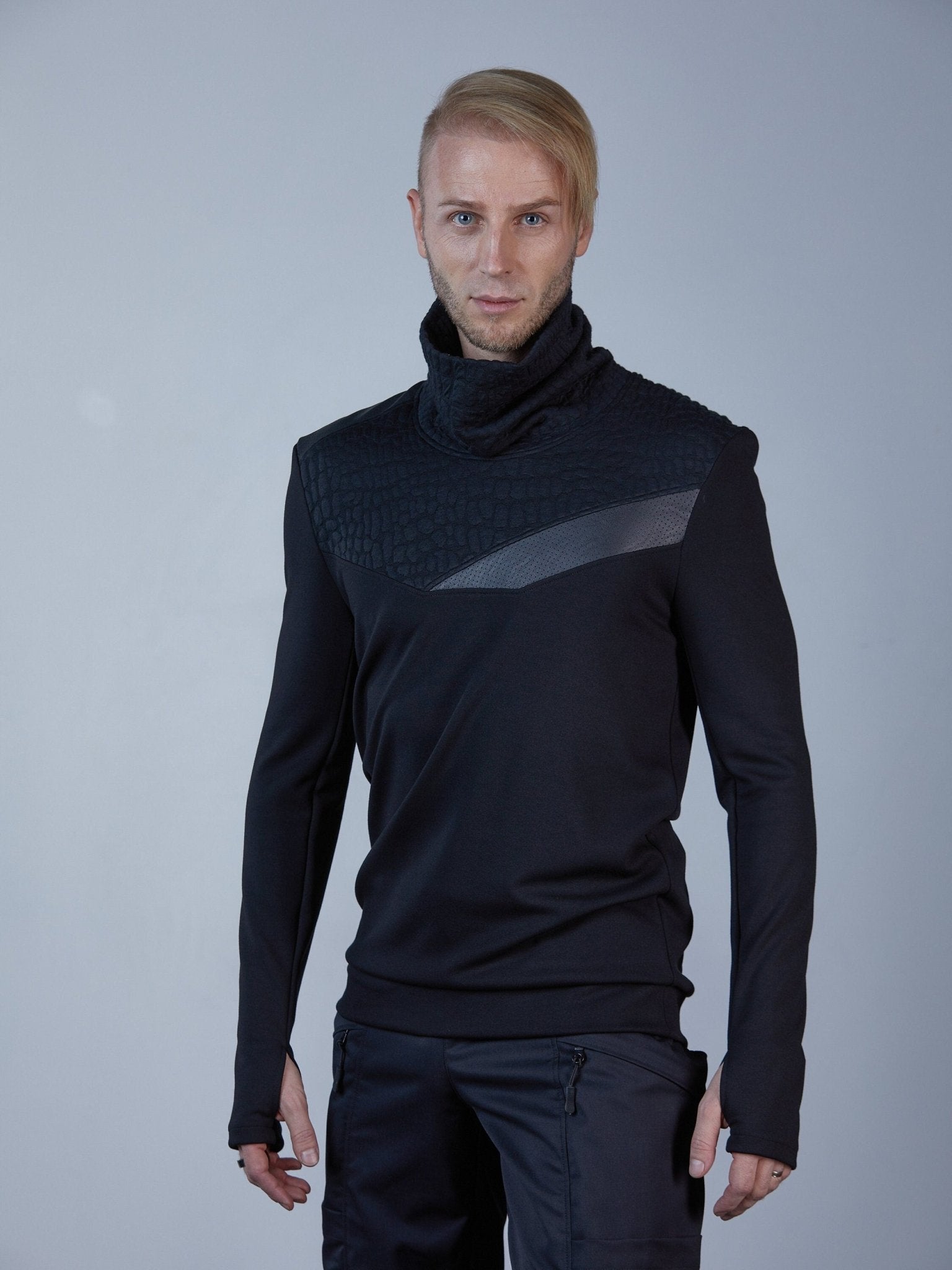 PR black sweater