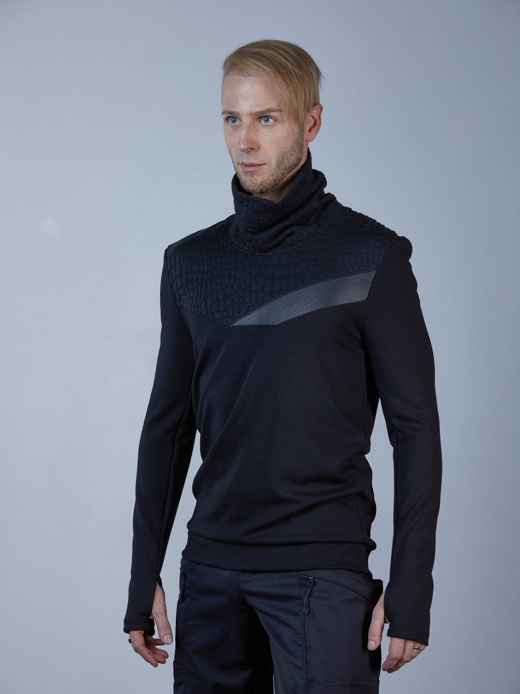 PR black sweater