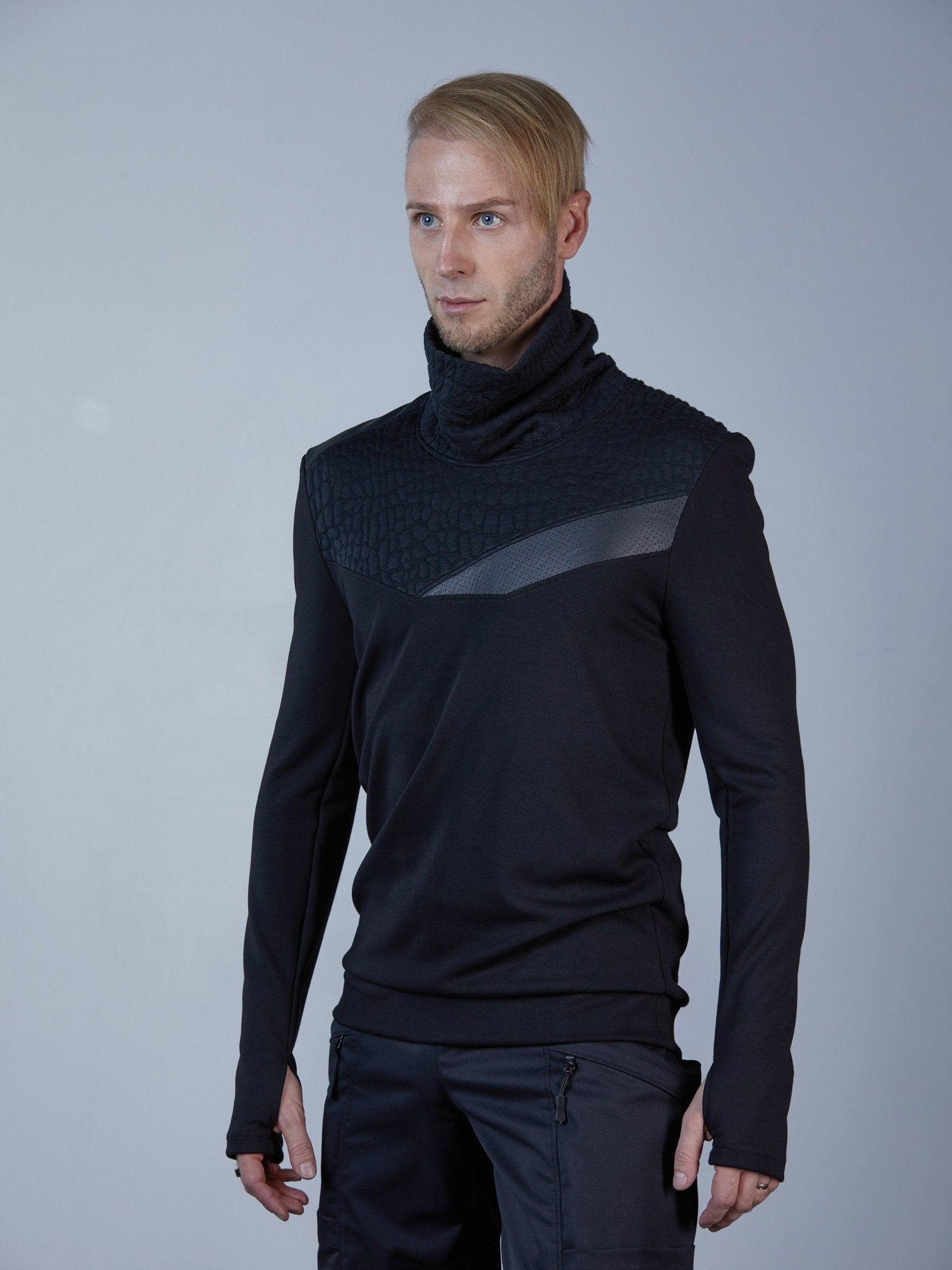 PR black sweater