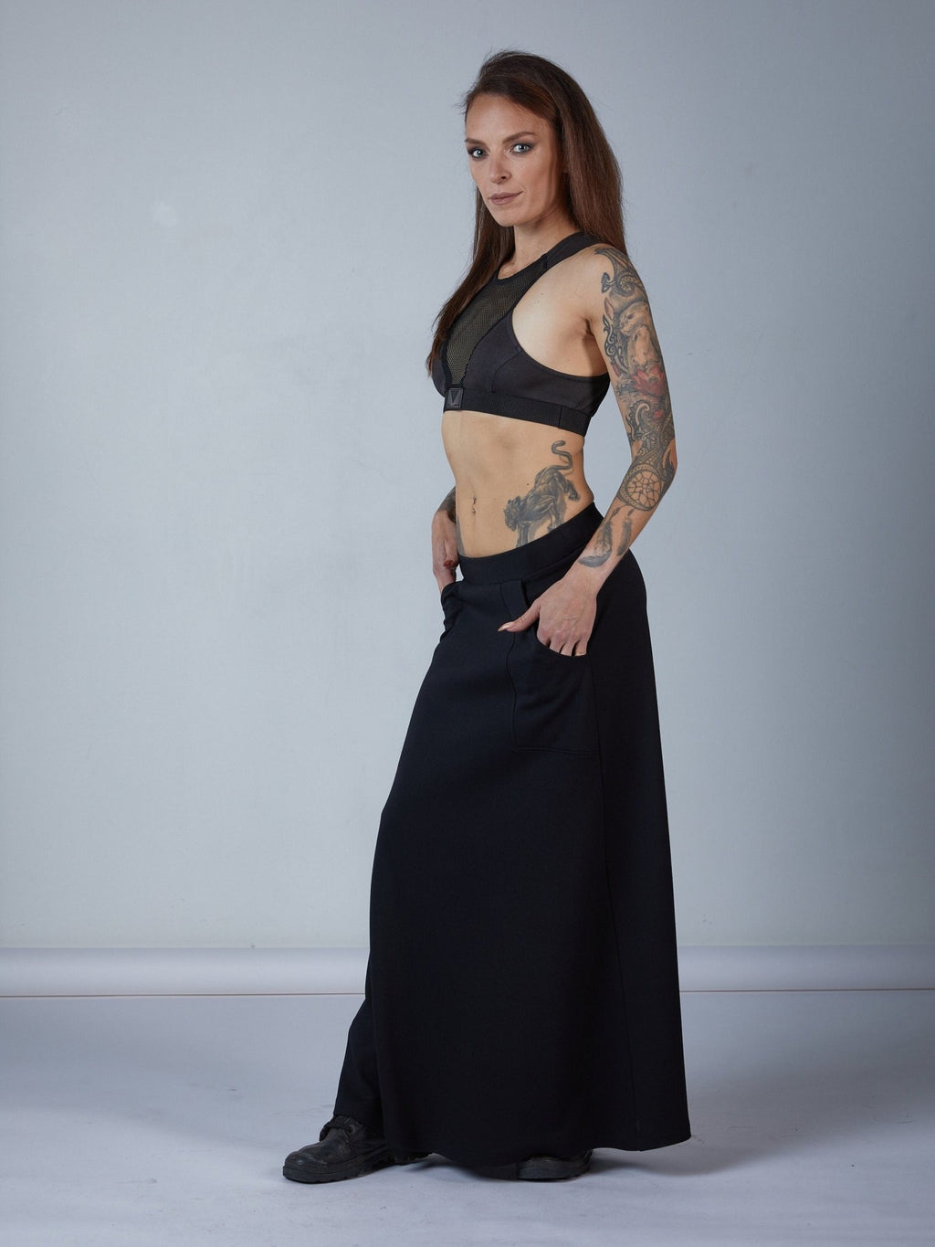 SK-P Maxi skirt with pockets